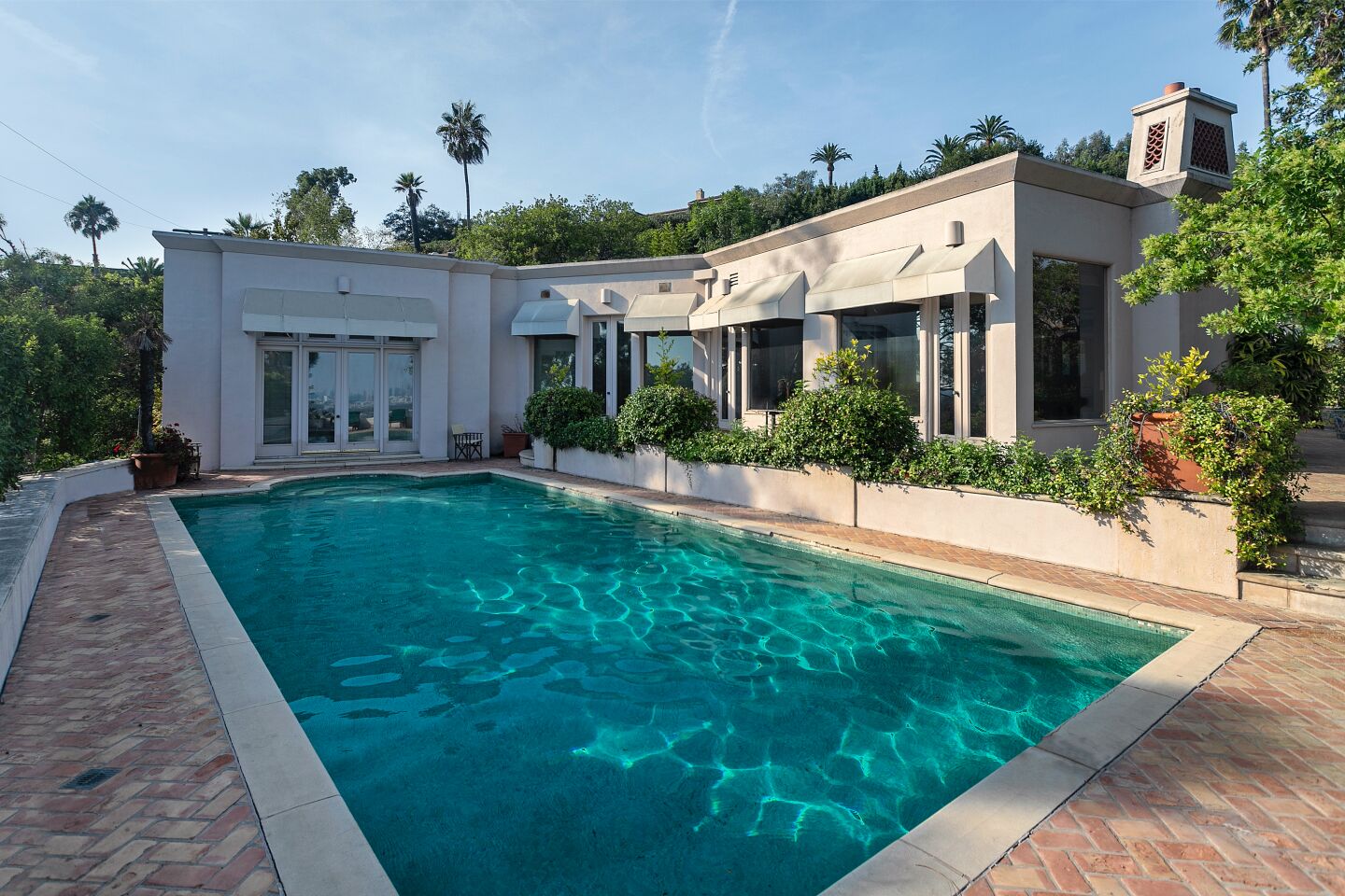 The patio.
