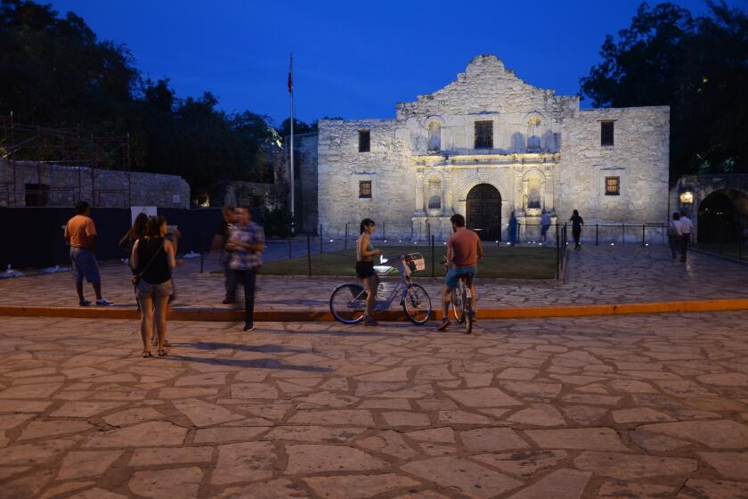 Built as a mission in the 18th century and famous for a battle that happened in 1836, the Alamo stands in the middle of downtown San Antonio.