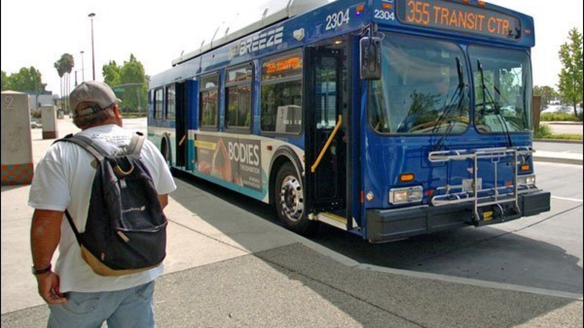 Loss Of Escondido Bus Route Will Affect Many The San Diego Union Tribune