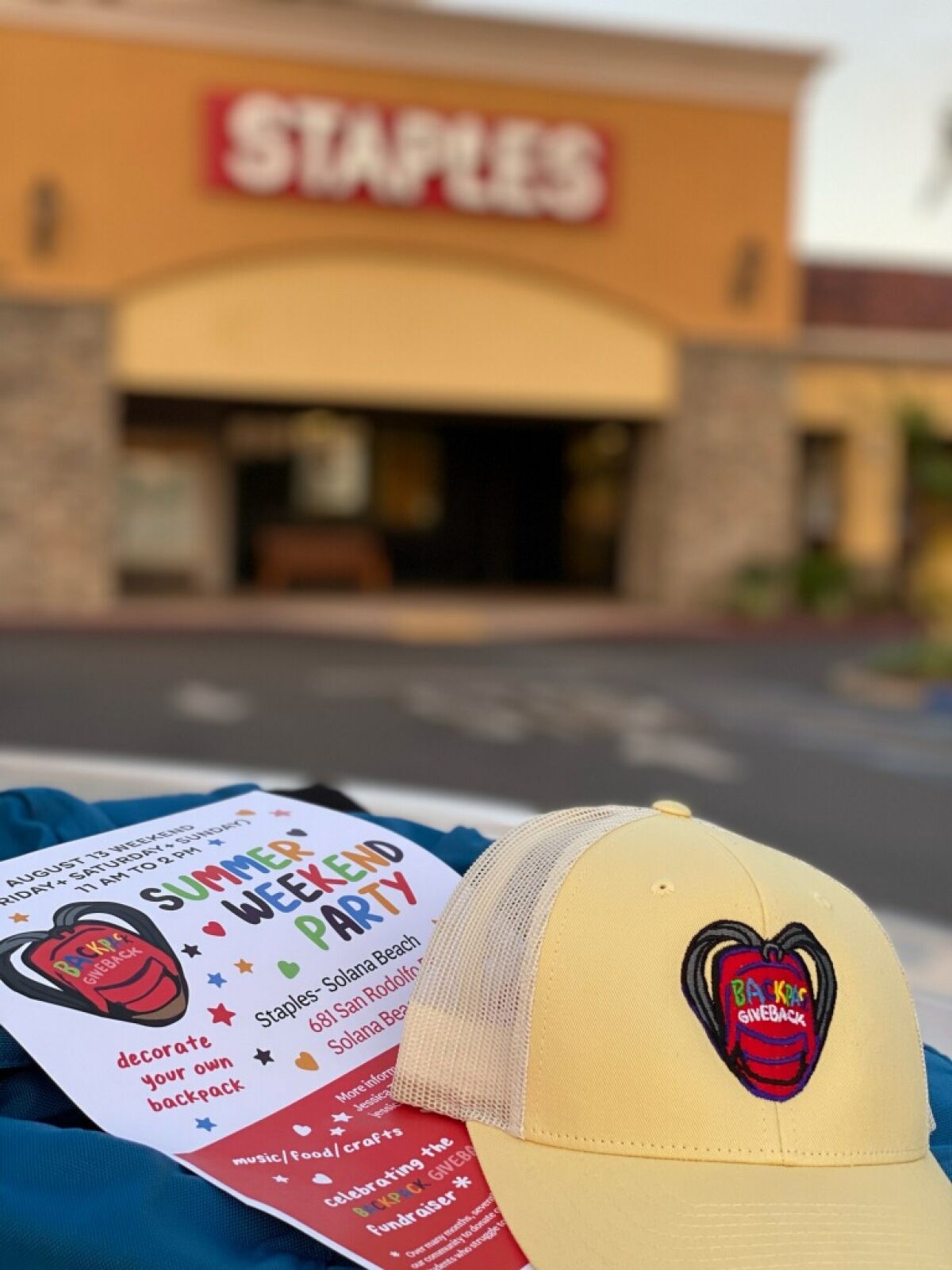 The Backpack Giveback has collected hundreds of backpacks for low-income students.