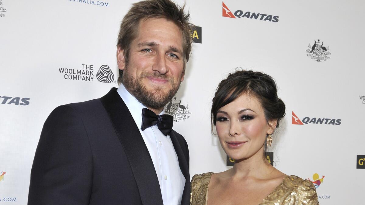 Curtis Stone and Lindsay Price attend the G'Day USA Los Angeles Black Tie Gala at the JW Marriott Hotel at L.A. Live on Jan. 11.