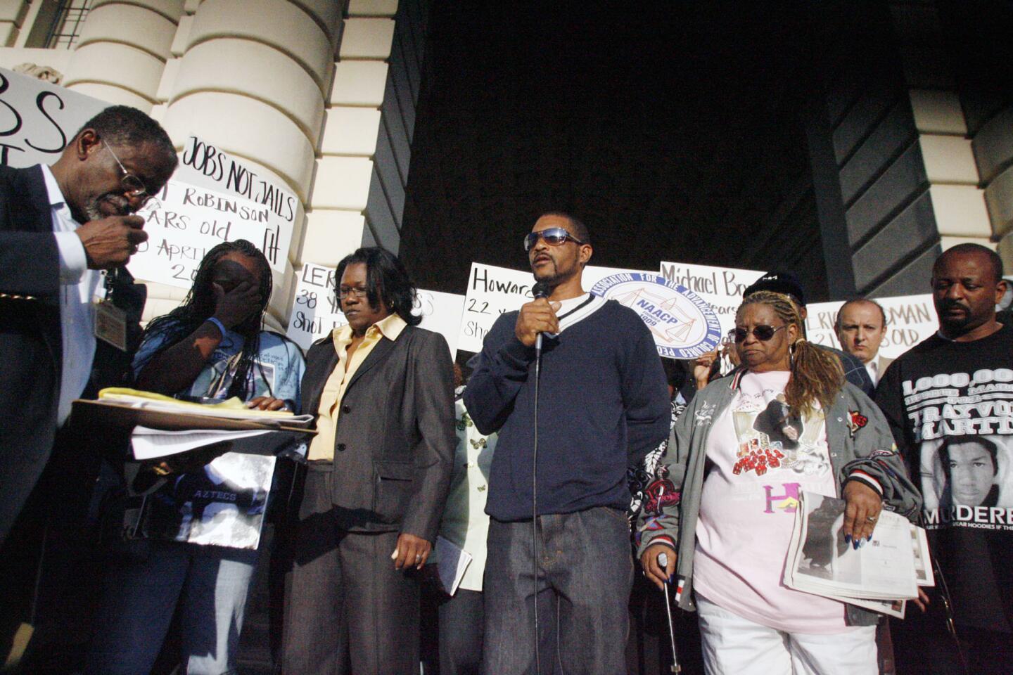 NAACP organizes a rally for Kendrec McDade