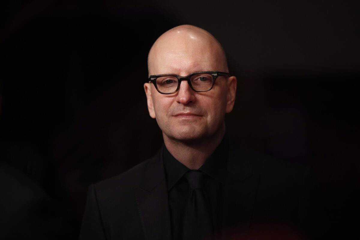 Steven Soderbergh at the premiere for his film 'Unsane' during the 68th Berlinale International Film Festival Berlin on February 21, 2018.
