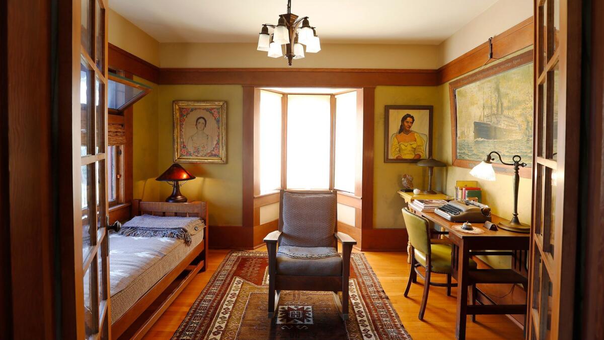 Michael Wheelden calls a side room off the living room the "napping room" in his 1910 Craftsman home.