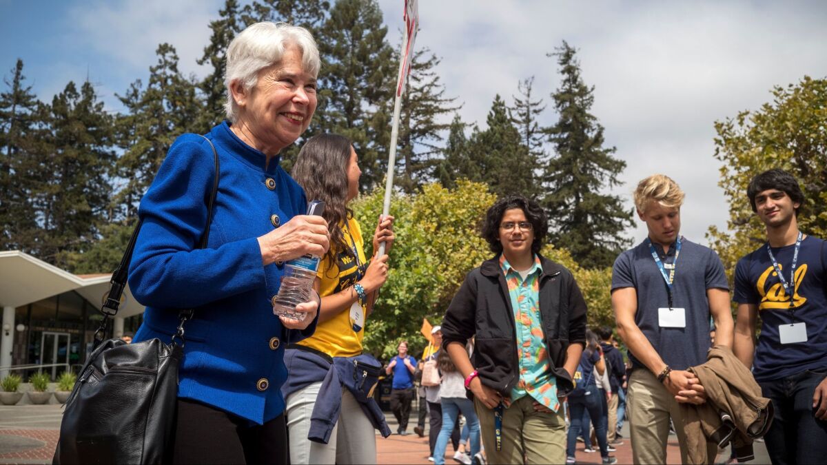 UC Berkeley Chancellor Carol Christ