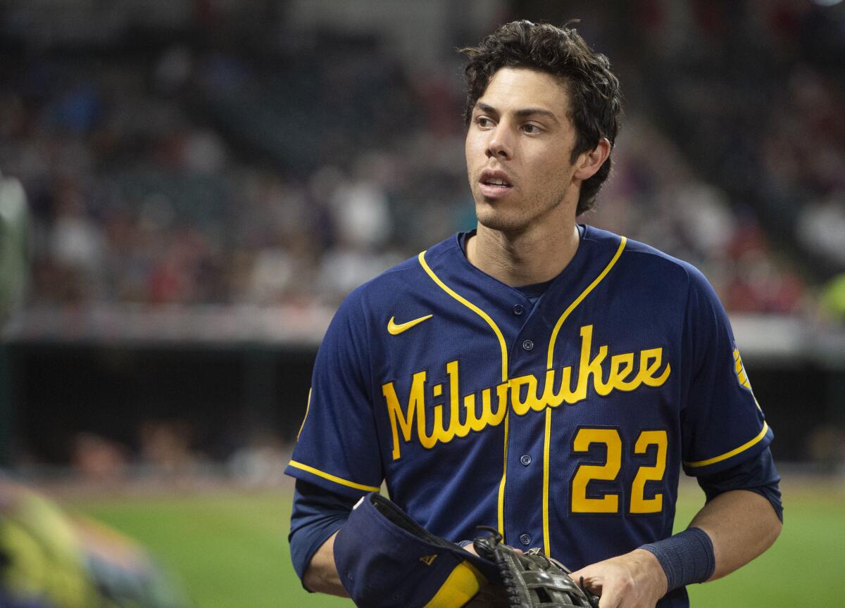Milwaukee Brewers Christian Yelich The C in Christian stands for