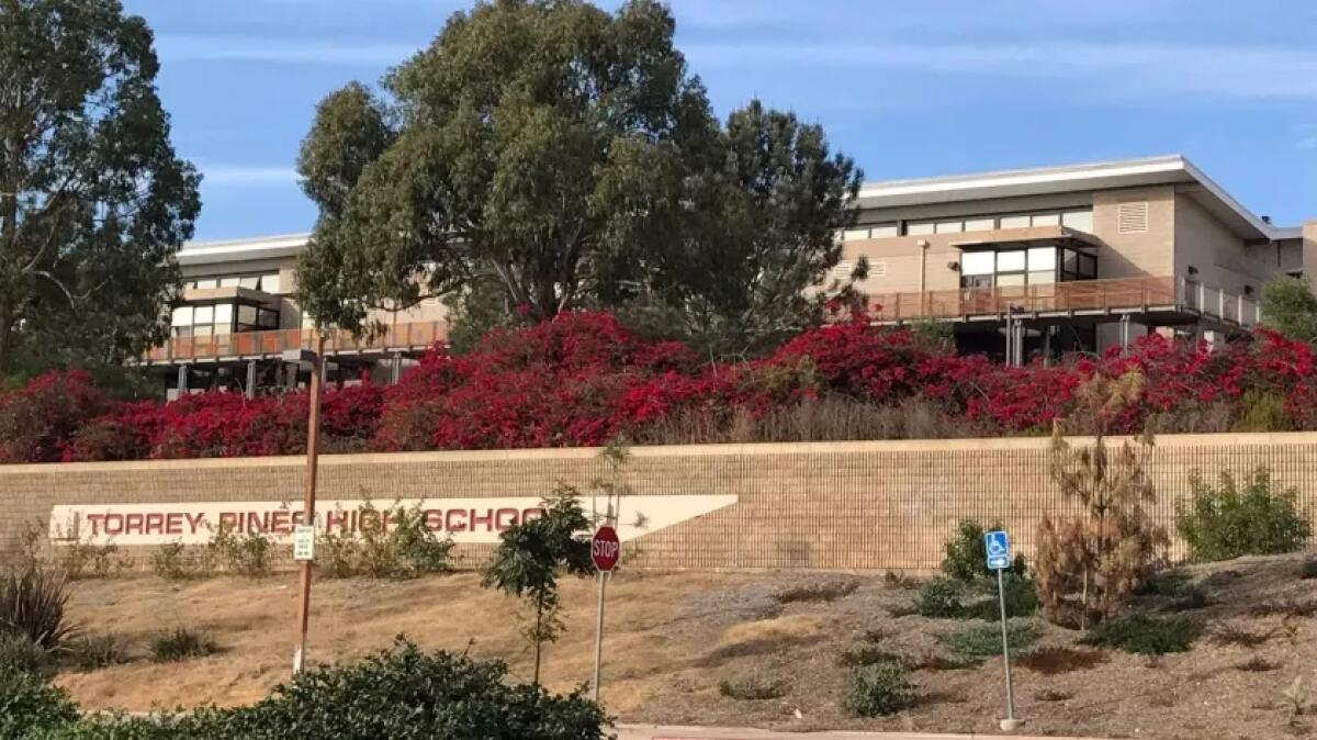 The Torrey Pines High School campus.