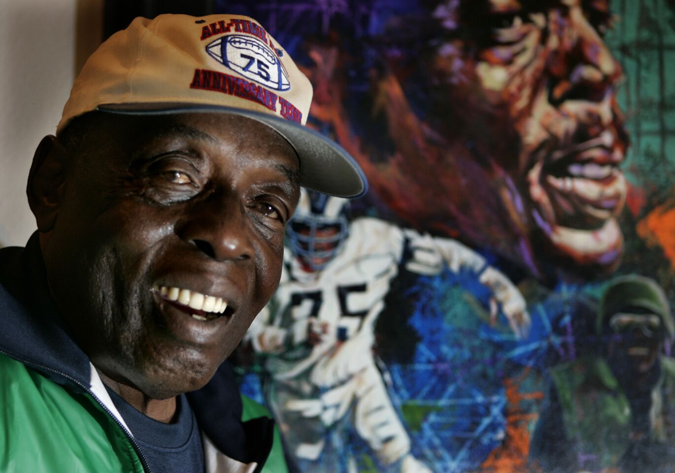 The Hall of Fame football player was one of the Los Angeles Rams' heralded Fearsome Foursome whose outspoken persona and relentless pursuit of quarterbacks helped turn defensive linemen into stars. He is credited with coining the term "sack" for how he knocked down quarterbacks. He was 74. Full obituary Notable deaths of 2012