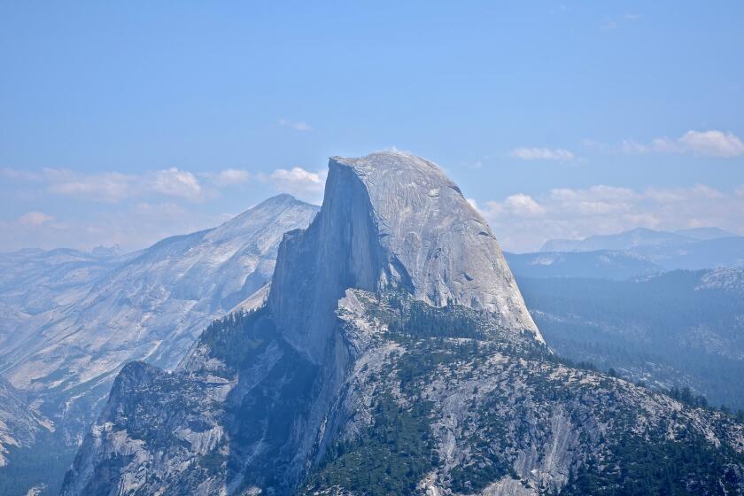The 16-mile round-trip hike to the top of Yosemite's Half Dome is a 10- to 12-hour undertaking.