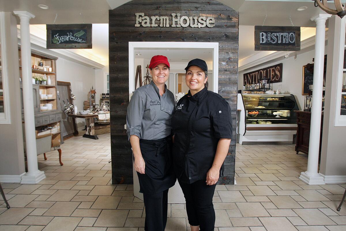 Kristina Evans and Theresa Rosette, co-owners of the new Rest Farmhouse Inspired in Montrose.