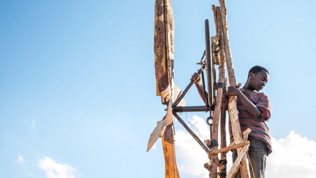 Maxwell Simba appears in "The Boy Who Harnessed the Wind," an official selection of the premieres program at the 2019 Sundance Film Festival.