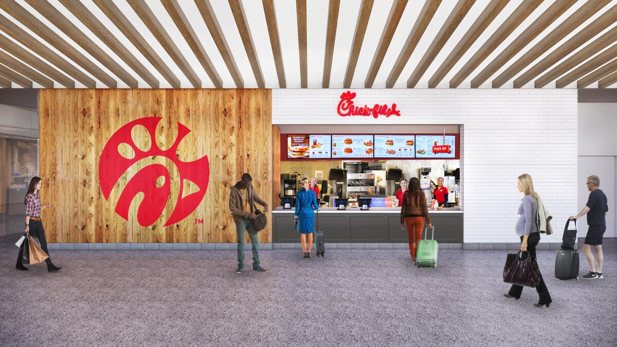 Rendering of Chick-fil-A
