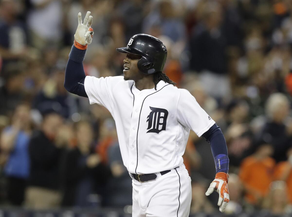 “I think I’ve always been able to affect a clubhouse in a positive manner," says Cameron Maybin, who was acquired by the Angels from the Tigers. "I think it’ll carry over.”