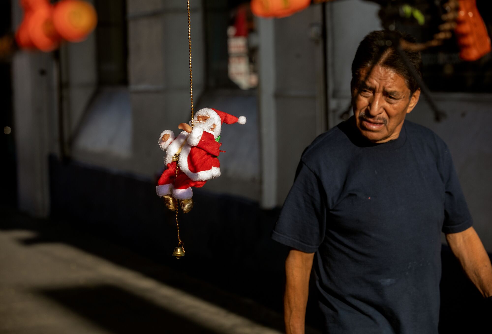 A toy on display on Maple Street.