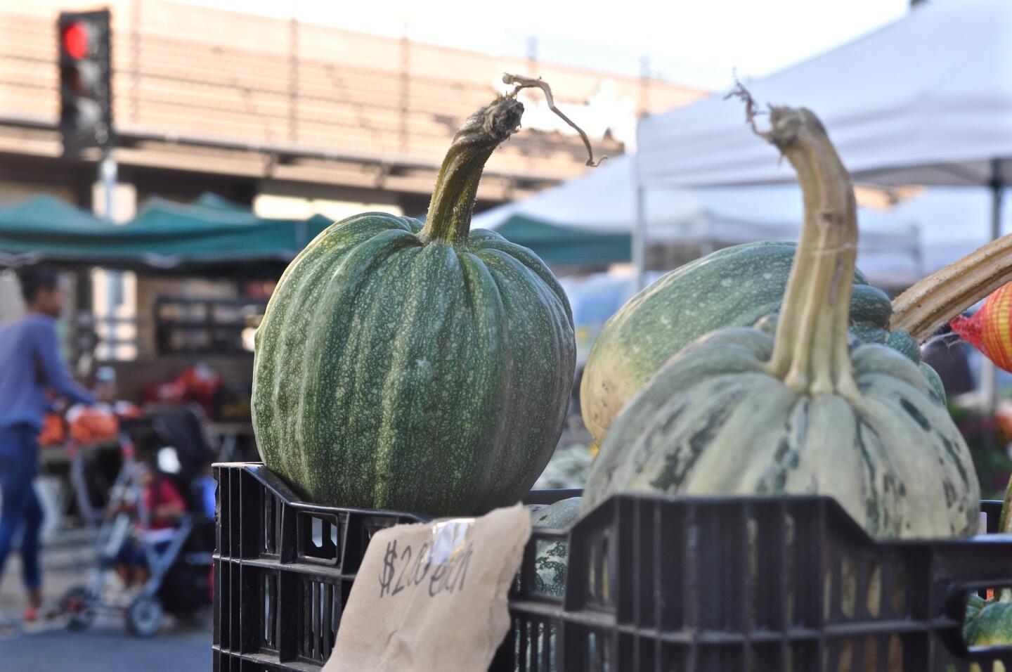 October at the market