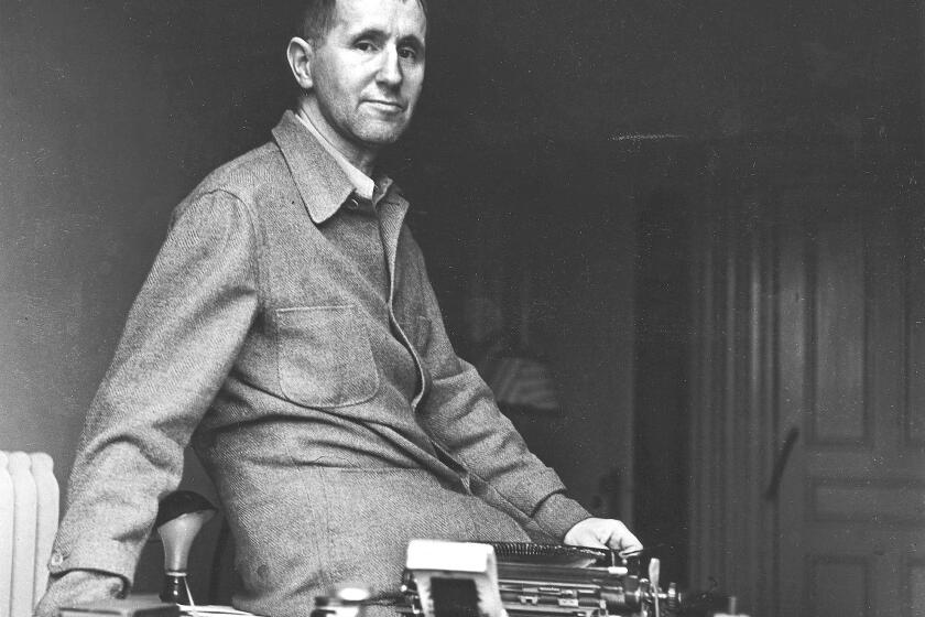 German playwright Bertolt Brecht (1898-1956).