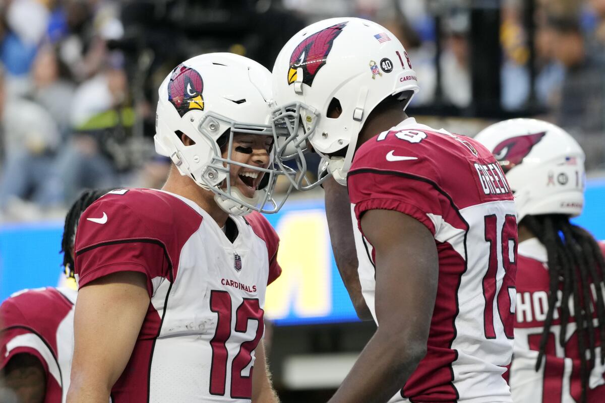 McCoy leads Cards past Rams 27-17; Cooper Kupp injured