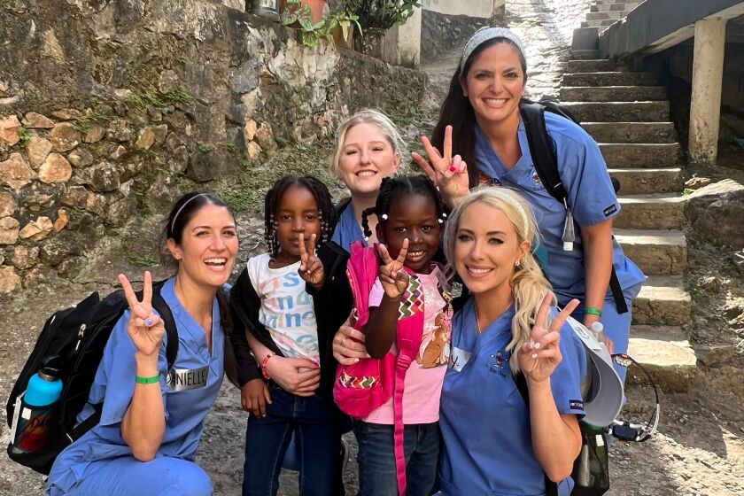 Staff members of La Jolla dental office Weston Spencer DDS and Associates visit the Dominican Republic.