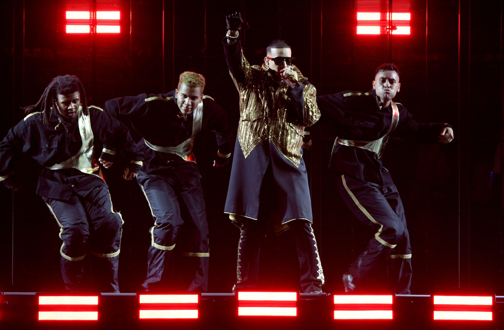 Daddy Yankee opens his first of five shows at the Kia Forum, in Inglewood