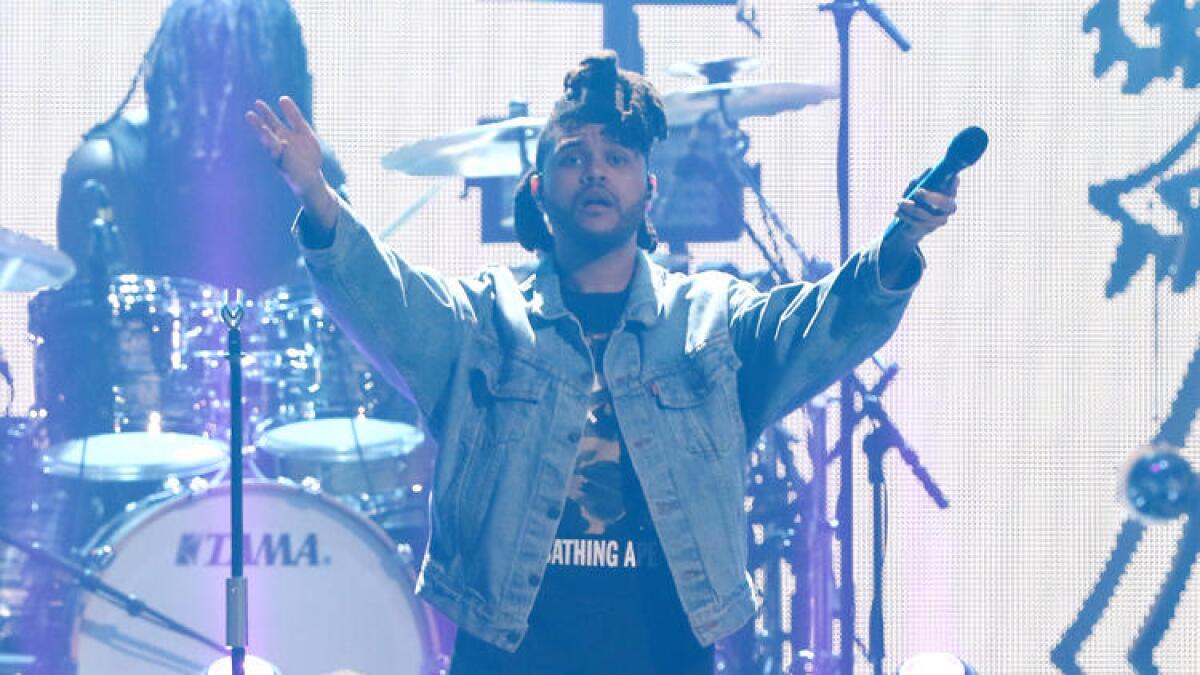 The Weeknd performs at Y100's Jingle Ball 2015 in December in Sunrise, Fla.