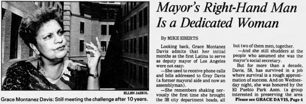 Sept. 5, 1985, Los Angeles Times article on Montañez