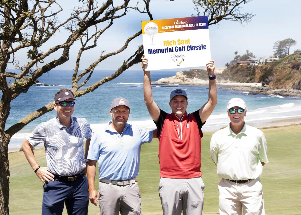 Golfers Ben McGloin, John Stone, Gape Pate and John Van Rossem.