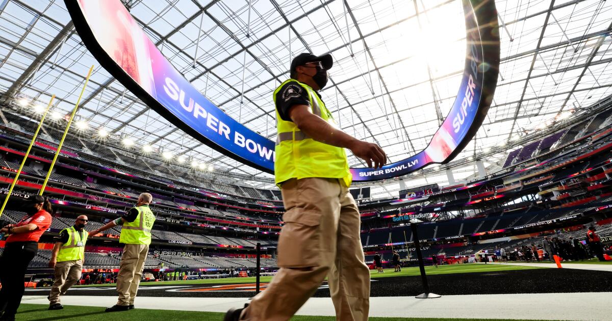 Crowd control worker sues Rams after suffering brain injuries at SoFi