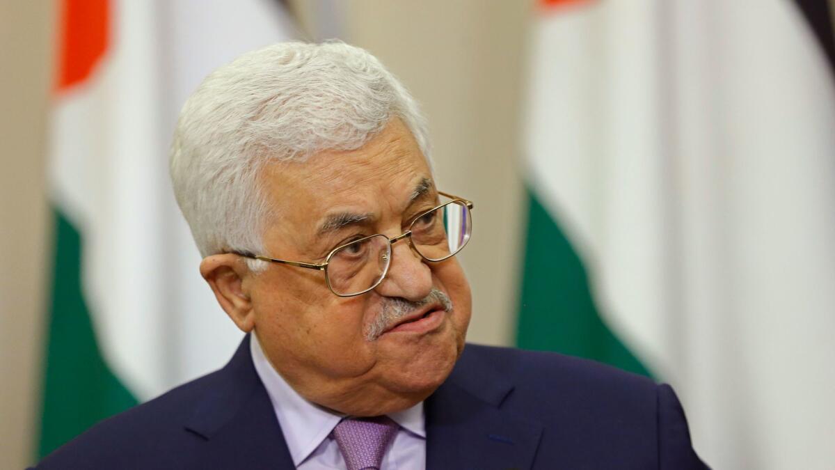 Palestinian Authority President Mahmoud Abbas reportedly said U.S. envoys have so far provided little clarity on the possibility of a two-state solution to the Israeli-Palestinian conflict.