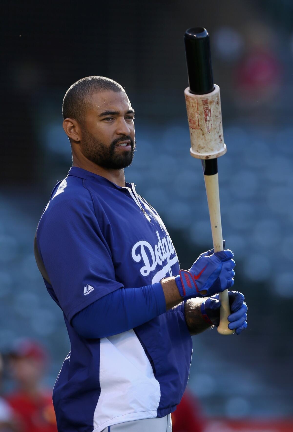 Dodgers center fielder Matt Kemp probably will not play in this week's series against the Toronto Blue Jays.