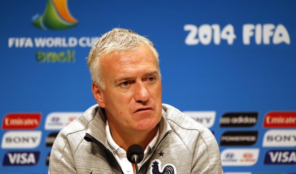 France Coach Didier Deschamps faced criticism before the World Cup started, but has his team in the quarterfinals.