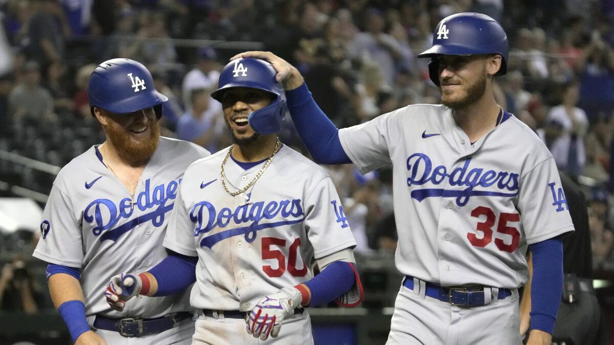 Dodgers blast four home runs, rout Padres to become first team to clinch  playoff berth - The Boston Globe