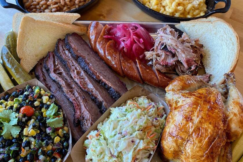 A party platter available for preorder from Smokey & Brisket to enjoy at home during Super Bowl LV