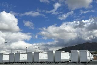 The Condor battery storage facility in San Bernardino operated by Arevon Energy.  