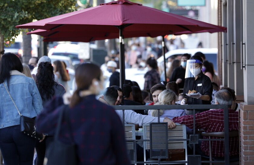 Pasadena Closes Outdoor Dining Amid State Orders Los Angeles Times