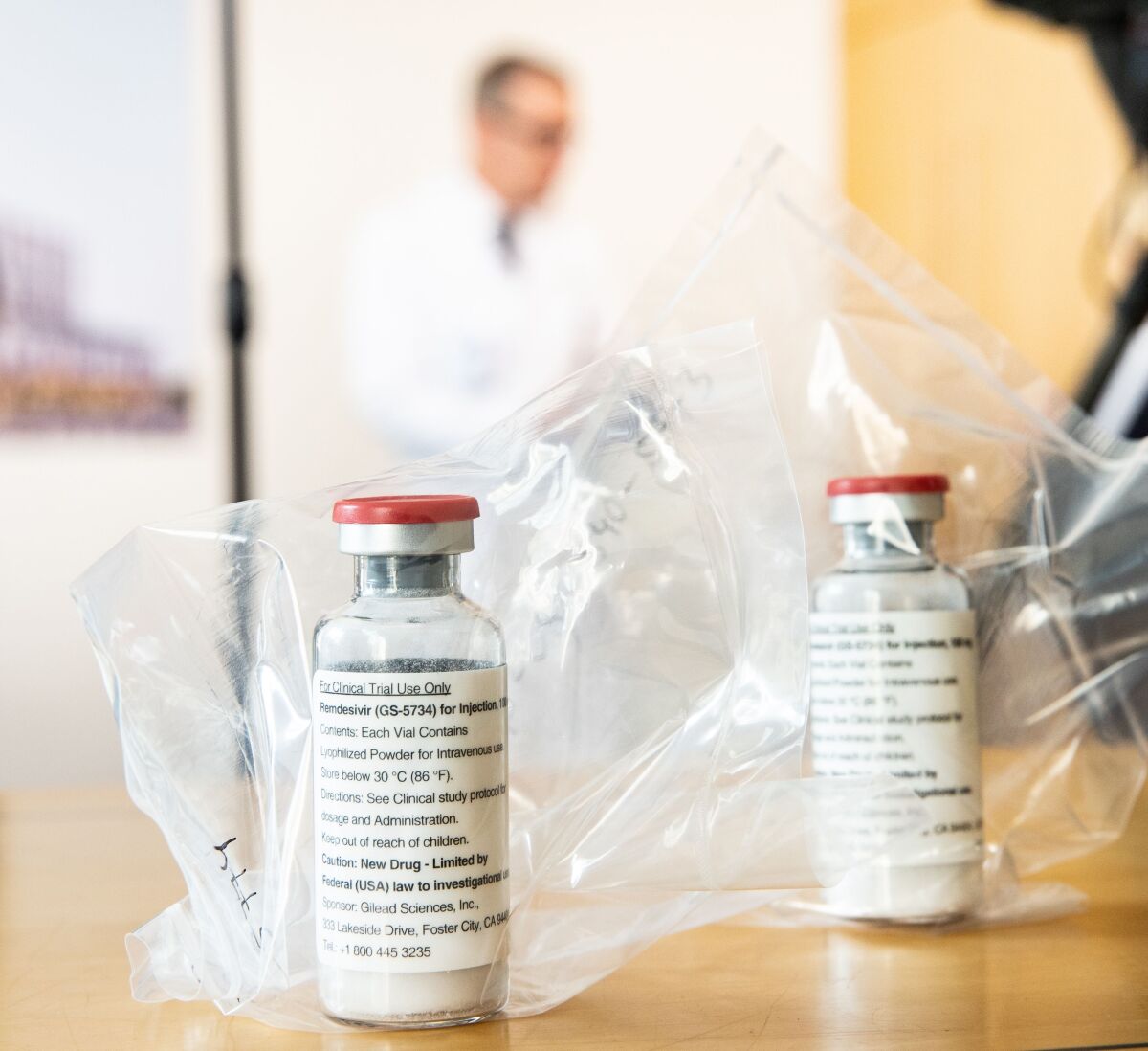 Remdesivir is being tested as a treatment for patients infected with the coronavirus.