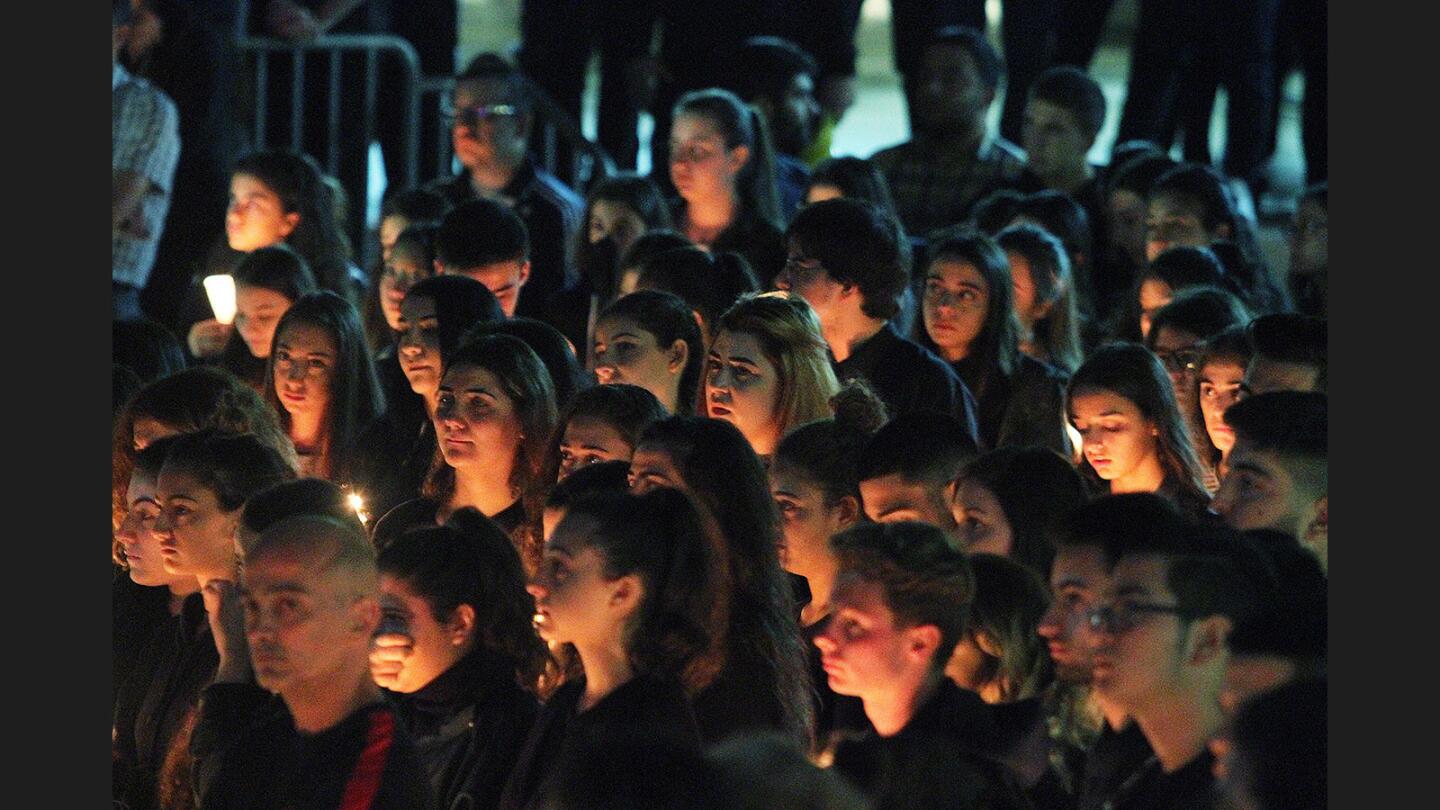 Photo Gallery: Candlelight vigil to remember Hoover student killed in motorcycle crash