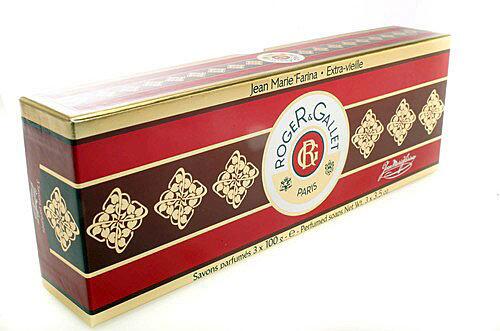 Perfumed soaps by Roger& Gallet, Paris, $16 at beautyexclusive.com.