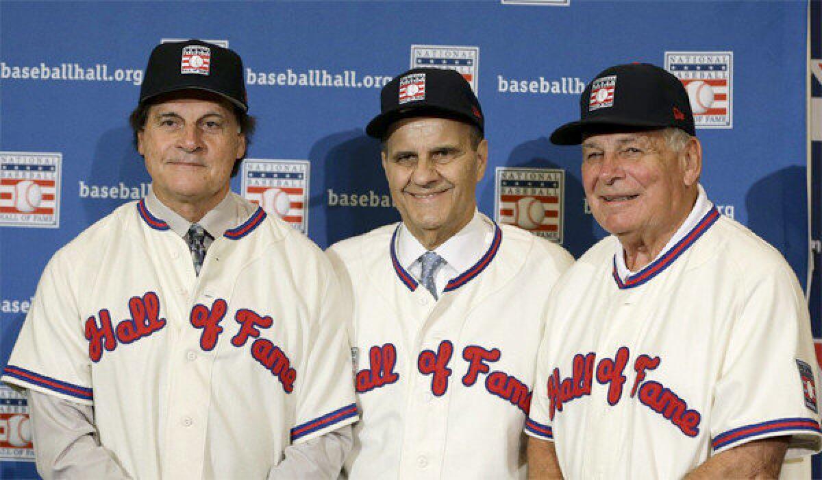 Tony La Russa, Bobby Cox, Joe Torre headed to baseball Hall of
