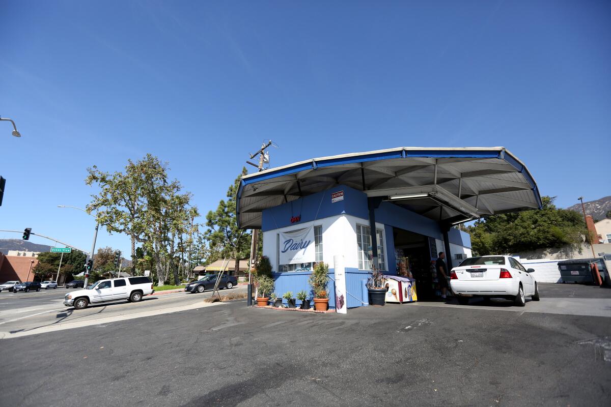 The Dairy, at the corner of Foothill and Ocean View boulevards in La Cañada, rolled out"Food Truck Fridays" in July but had to stop last month when a city code enforcement officer informed owners a $981 permit would be required to continue.