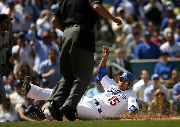 Rafael Furcal, Dodgers opening day