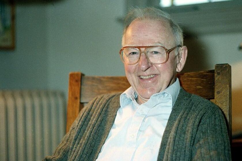 Dr. Edwin Krebs in 1992. He and his colleague, Edmond H. Fischer, discovered phosphorylation a decade before scientists fully understood its importance.