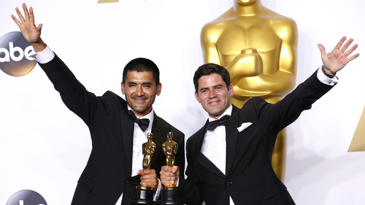Oscars 2016: Winners' room