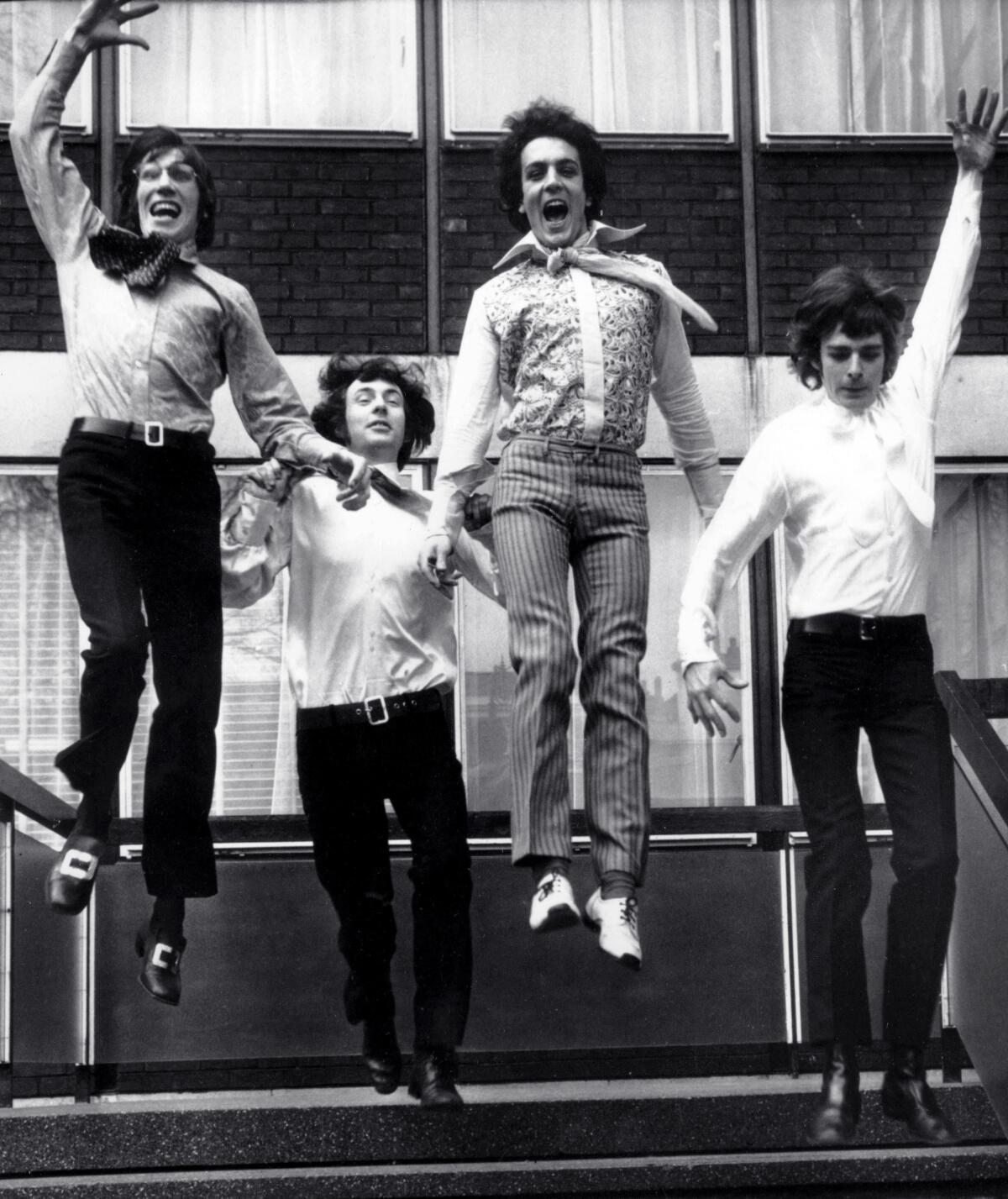 Pink Floyd in 1967, from left, Roger Waters, Nick Mason, Syd Barrett and Richard Wright.
