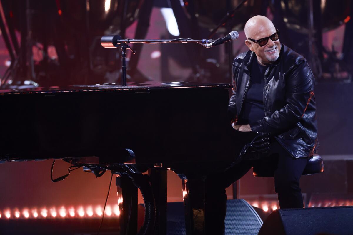Billy Joel performing at the 66th Annual Grammy Awards on Feb. 4, 2024.