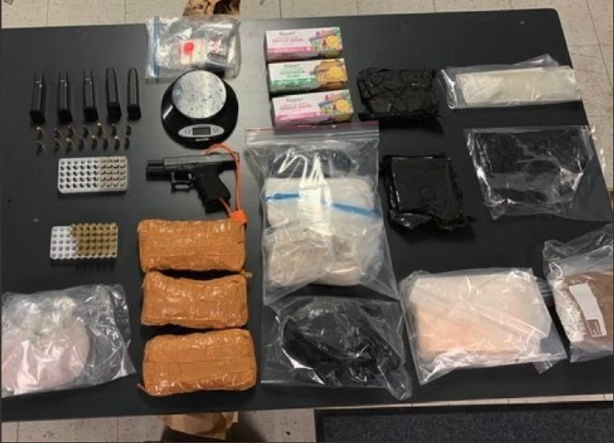 Fentanyl and other drugs seized Wednesday by Orange County law enforcement.