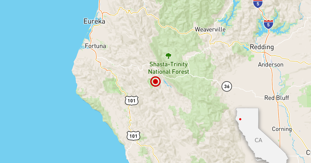 Magnitude 4.3 earthquake reported near Fortuna, Calif.