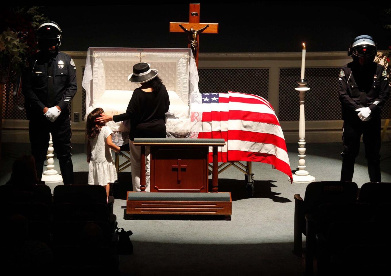 Funeral for motorcycle officer Chris Cortijo