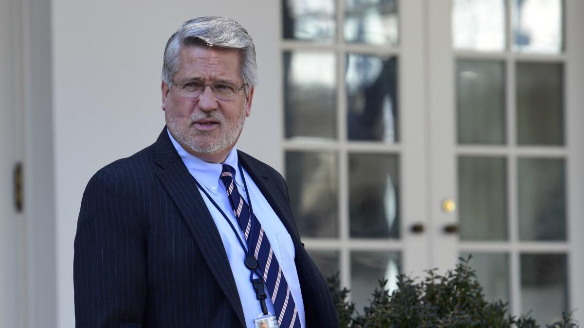 Bill Shine at the White House.