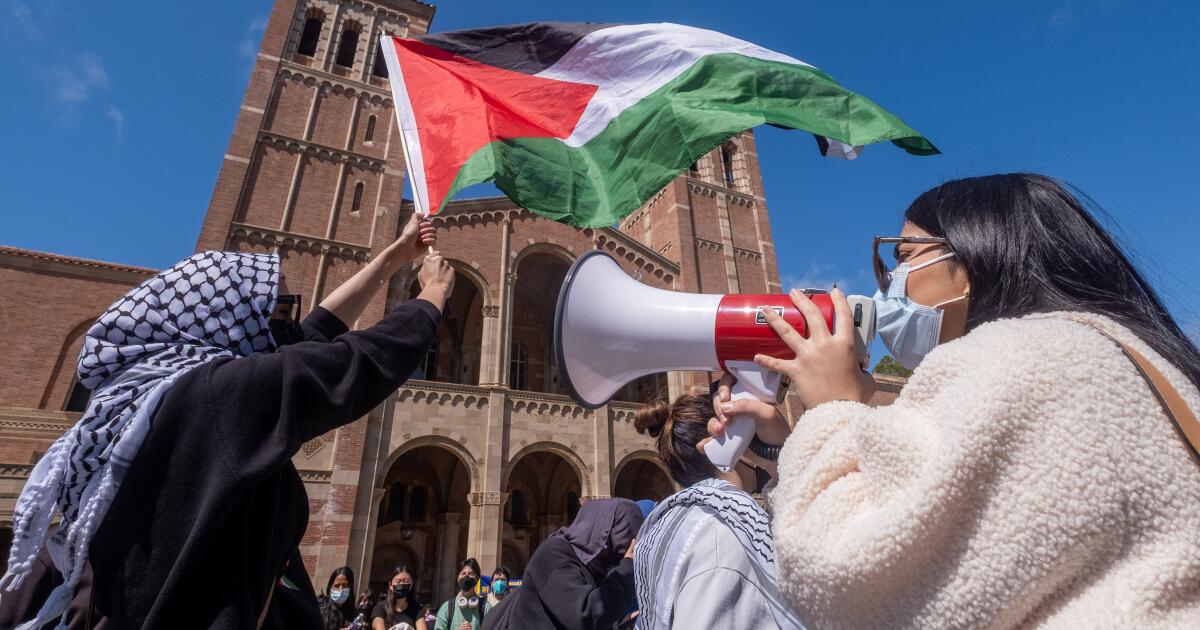 Meinung: Sind die Campus-Demonstranten wütend genug auf Biden, um für Trump zu stimmen?