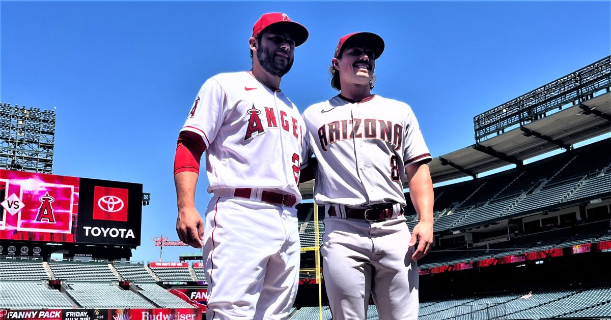 Angels’ David Fletcher and Diamondbacks’ Dominic Fletcher face off with dad in mind